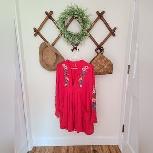 Free People Embroidered Dress